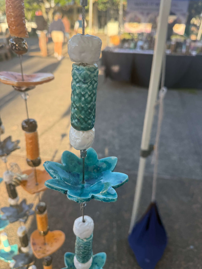 Salt Ceramic Rain Chain