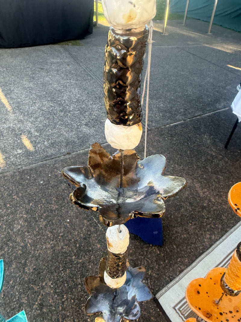 Salt Ceramic Rain Chain