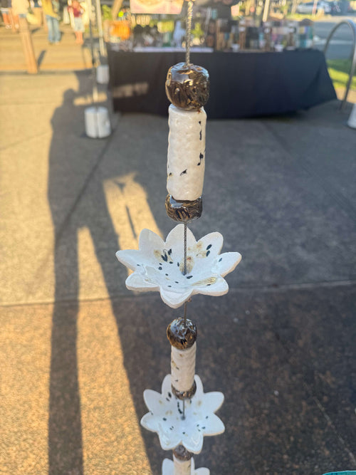Salt Ceramic Rain Chain